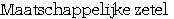 Maatschappelijke zetel